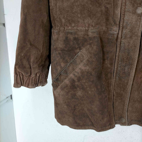 GENUINE LEATHER スタンドカラーレザージャケット レディース JPN:M