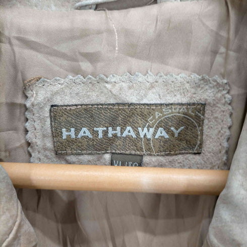 HATHAWAY レザービッグシルエットBDジャケット メンズ JPN:XL