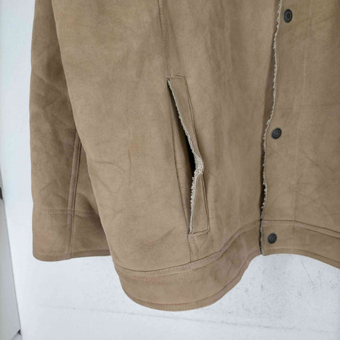オールドネイビー OLD NAVY 裏ボア フェイクムートンシャツジャケット メンズ XXL