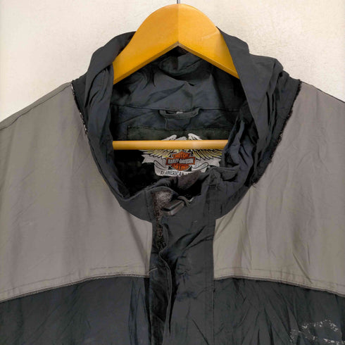 ハーレーダヴィットソン HARLEY DAVIDSON ロゴリフレクタースタンドカラージャケット メンズ 4XL