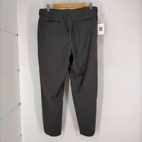 ペリーエリス PERRY ELLIS ノータック ワイドストライプスラックス メンズ 36 30