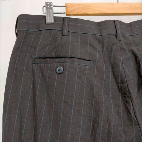 ペリーエリス PERRY ELLIS ノータック ワイドストライプスラックス メンズ 36 30