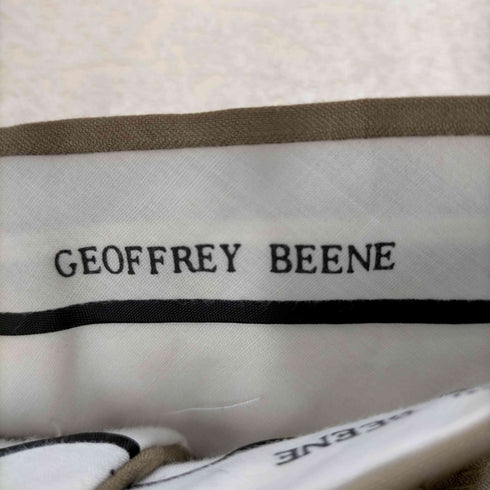 ジェフリービーン GEOFFREY BEENE ヘリンボーン調 ノータックスラックス メンズ W36 L34