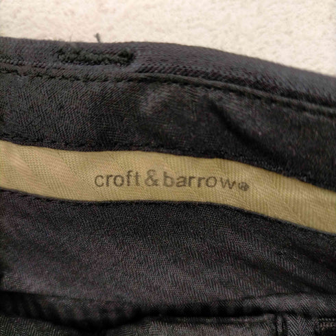 クラフトアンドバロー Croft&Barrow チェック柄 ワイドスラックス メンズ 38 30