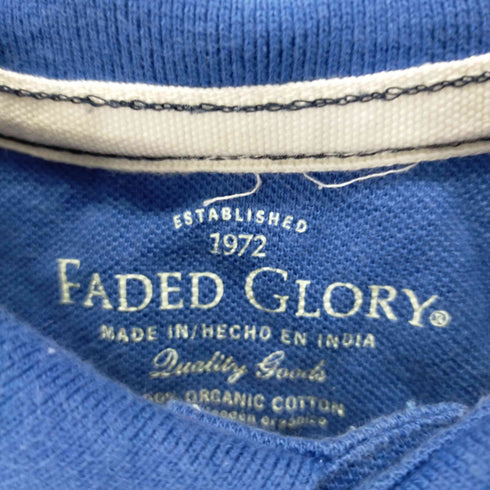 フェイデッドグローリー FADED GLORY オーガニックコットンボーダーポロシャツ レディース JPN:M