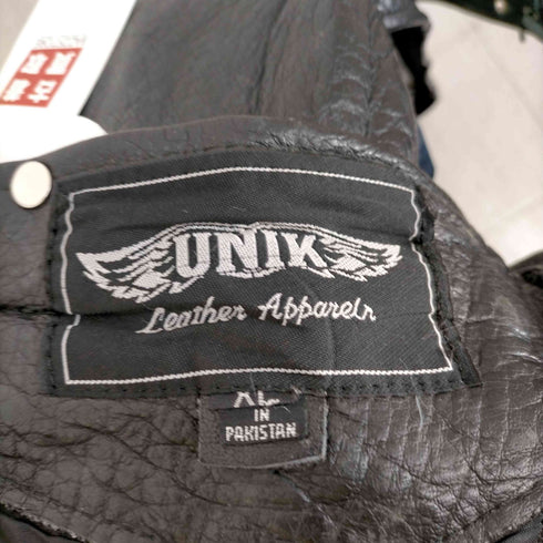UNIK 本革 レザーチャップス メンズ FREE
