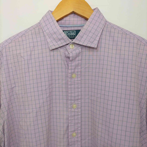 ポロバイラルフローレン Polo by RALPH LAUREN CUSTOM FIT チェック L/S シャツ メンズ JPN:L
