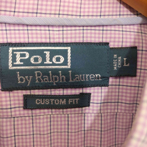 ポロバイラルフローレン Polo by RALPH LAUREN CUSTOM FIT チェック L/S シャツ メンズ JPN:L