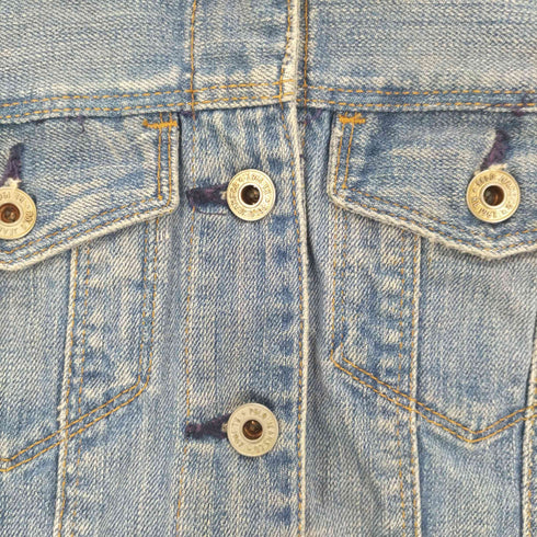 ポロジーンズカンパニーラルフローレン POLO JEANS COMPANY RALPH LAUREN 4P デニム トラッカー ジャケット Y2K レディース import:S