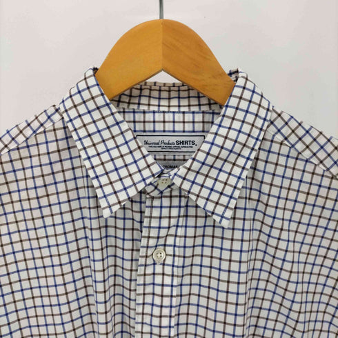 ユニバーサルプロダクツ UNIVERSAL PRODUCTS チェック柄 S/S シャツ メンズ JPN:1