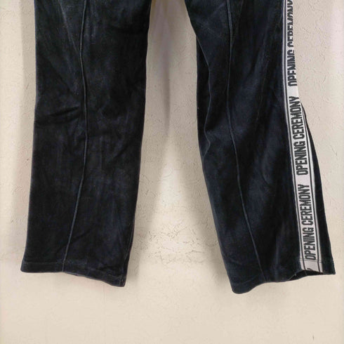 オープニングセレモニー OPENING CEREMONY Black Limited Edition Velour Track Pants レディース JPN:S