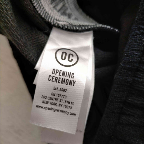 オープニングセレモニー OPENING CEREMONY Black Limited Edition Velour Track Pants レディース JPN:S