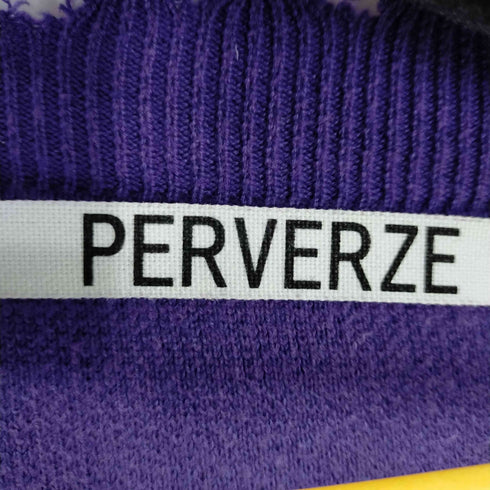 パーバーズ PERVERZE ダメージ加工Vネックニット メンズ FREE