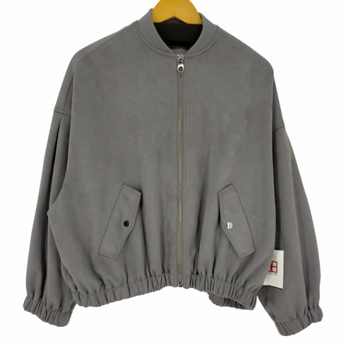 ザラ ZARA フェイクスエードブルゾン レディース M