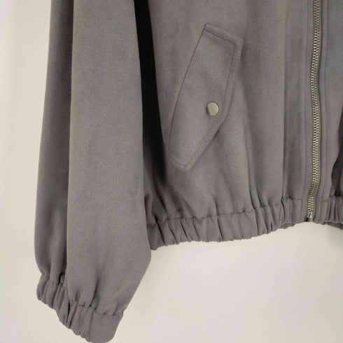 ザラ ZARA フェイクスエードブルゾン レディース M