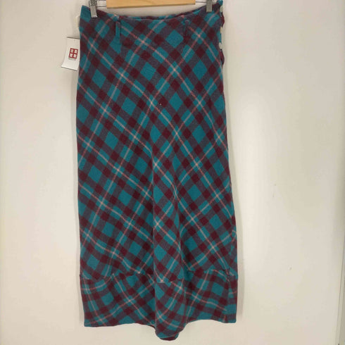 ツモリチサト TSUMORI CHISATO OLD ウールセットアップ チェックマキシスカート レディース JPN:M