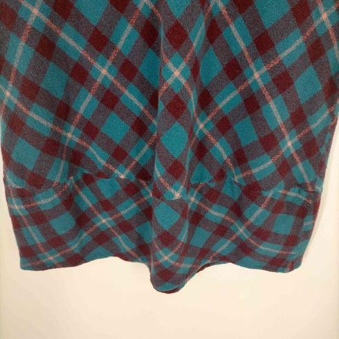 ツモリチサト TSUMORI CHISATO OLD ウールセットアップ チェックマキシスカート レディース JPN:M