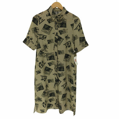 グレースクラス Grace Class 総柄 S/S シャツ ワンピース レディース JPN:36
