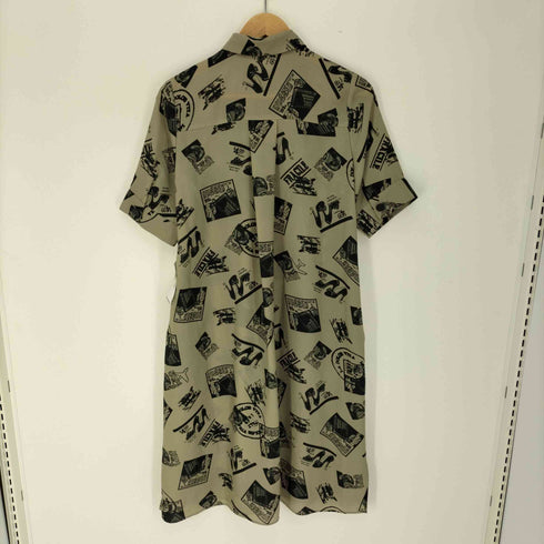 グレースクラス Grace Class 総柄 S/S シャツ ワンピース レディース JPN:36