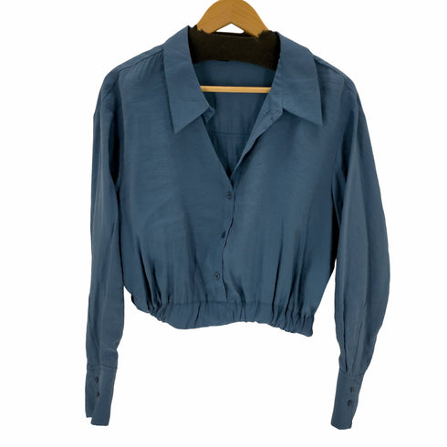 ザラ ZARA クロップドプルオーバーシャツ レディース JPN:L