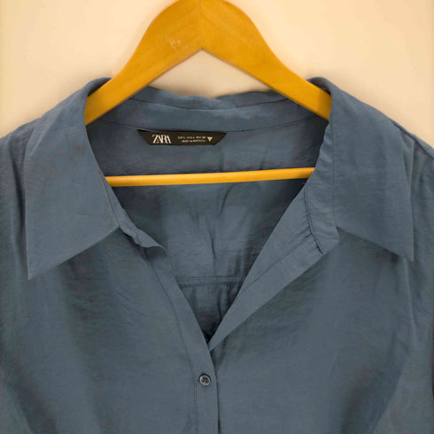 ザラ ZARA クロップドプルオーバーシャツ レディース JPN:L