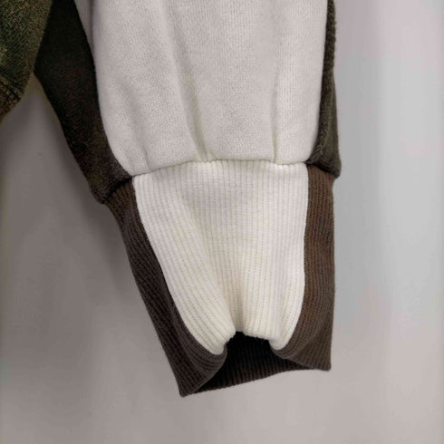 メゾンスペシャル MAISON SPECIAL 22AW バイカラーオーバースウェット レディース FREE