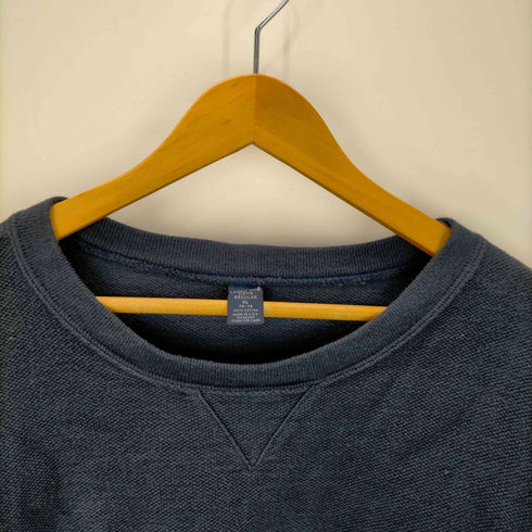 ランズエンド LANDS END 90S USA製 旧タグ ROLLEX Vガゼット 鹿の子スウェット メンズ import:XL