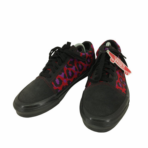 バンズ VANS OLD SKOOL OG L RAVEN/RCNGRED メンズ JPN:27.5