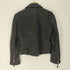 ザラ ZARA シープ レザー ライダースジャケット レディース import:M