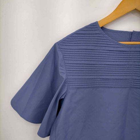 ユナイテッドアローズグリーンレーベルリラクシング UNITED ARROWS green label relaxing 23SS ピンタック キリカエ フレアスリーブ ブラウス -マシンウォッシャブル レディース ONE SIZE