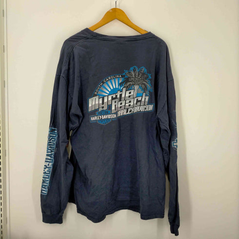 ハーレーダヴィットソン HARLEY DAVIDSON MYETLE BEACH プロント ロングTシャツ メンズ import:XXL