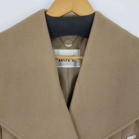 ロペ ROPE カシミア混 ダブルウールロングコート レディース JPN:36