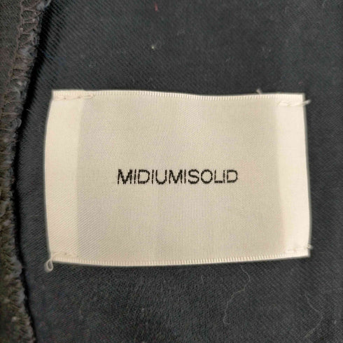 ミディウミソリッド MIDIUMISOLID タックフレアスラックス レディース