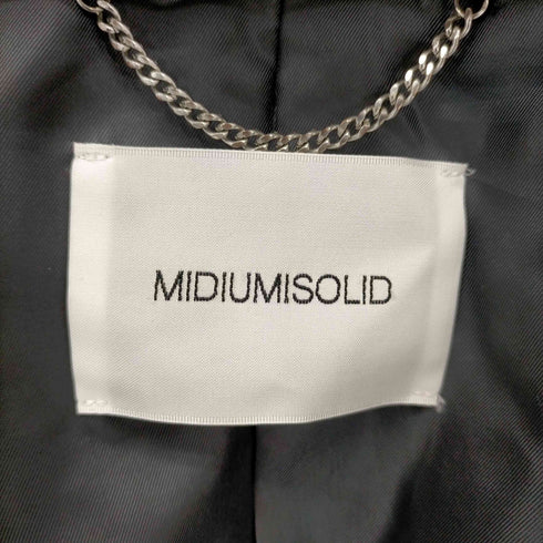 ミディウミソリッド MIDIUMISOLID ノーカラージャケット レディース JPN:38