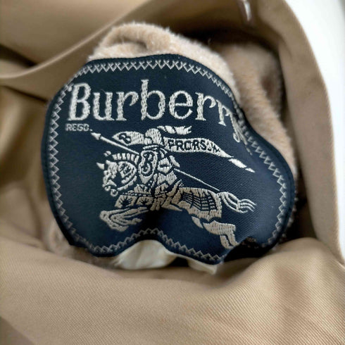バーバリーズ BURBERRYS コットン×ウールヘリンボーン リバーシブルステンカラーコート メンズ import:S