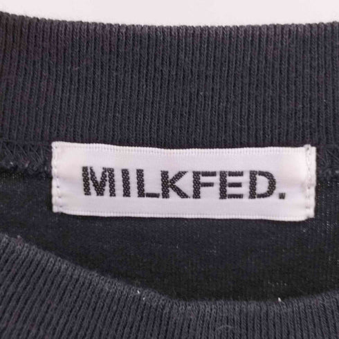 ミルクフェド MILK FED フロントロゴプリント L/S Tシャツ レディース ONE SIZE