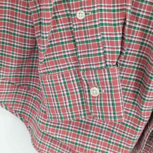 ラルフローレン RALPH LAUREN スモールポニー刺繍 CUSTOM FIT チェック柄 BD L/Sシャツ メンズ JPN:M