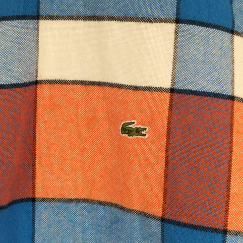 ラコステライブ Lacoste Live チェック柄 BD L/Sシャツ メンズ 38