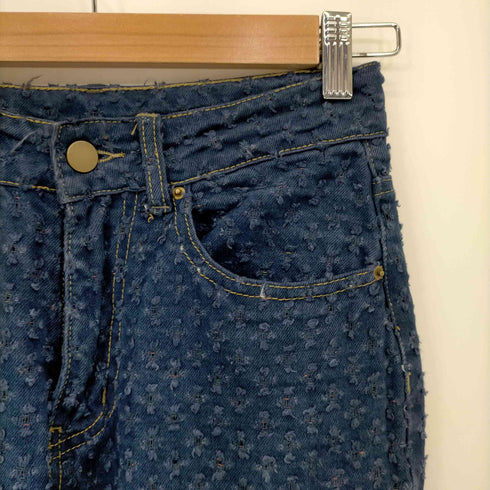 ファノ ストゥディオズ Fano Studios Designed high waist damage denim pants ハイウエストダメージデニ レディース