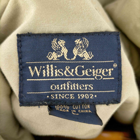 ウィリスアンドガイガー Willis&Geiger 90-00S M-65 TYPE YKKジッパー COTTON POPLIN SAFARI JACKET メンズ import:L
