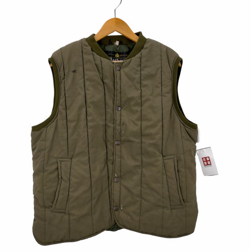バブアー Barbour 70-80S ストライプ ダウンベスト メンズ import:L