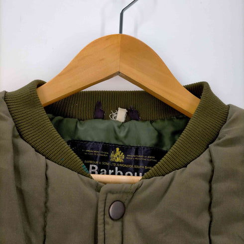 バブアー Barbour 70-80S ストライプ ダウンベスト メンズ import:L