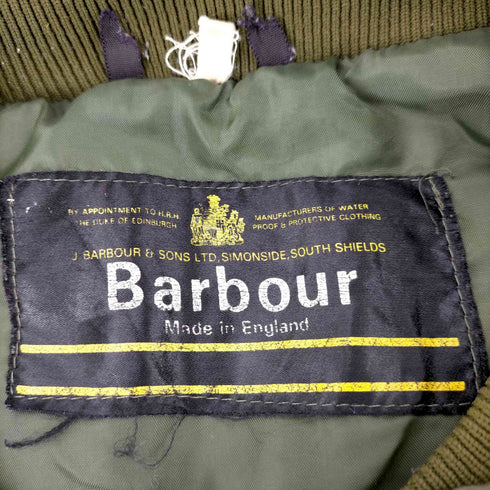 バブアー Barbour 70-80S ストライプ ダウンベスト メンズ import:L