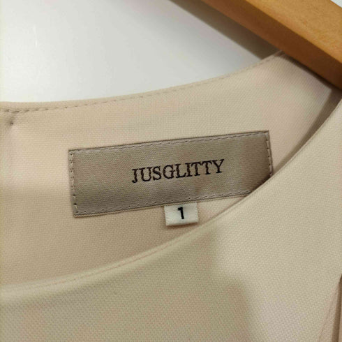 ジャスグリッティー JUSGLITTY ラッフル七分丈 ブラウス レディース JPN:1