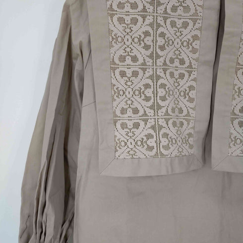 PRIVEVE THE SQUARE LACE COLLAR BLOUSE レディース FREE
