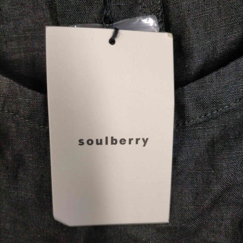 ソウルベリー soulberry 麻100%でつくった重ね着のためのロンT レディース LL