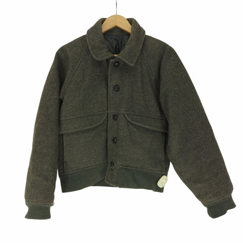 デサント descente 90-00S Snow Force ナイロン ウール 胡桃ボタン ダウン ジャケット メンズ