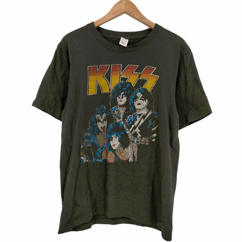 シングルステッチ 両面プリントバンドTシャツ メンズ import:L