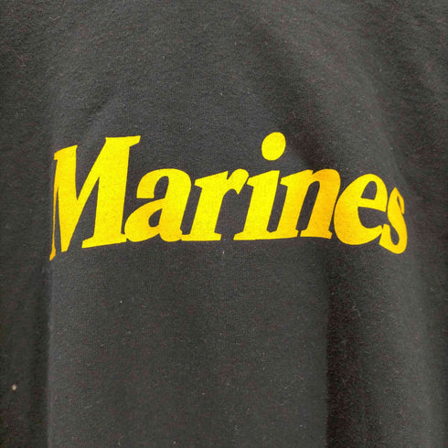 S.W.U MARINES プリント ミリタリー プルオーバー パーカー メンズ import:XL