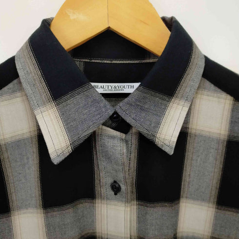 ビューティーアンドユースユナイテッドアローズ BEAUTY & YOUTH UNITED ARROWS チェック ポケット シャツ レディース
